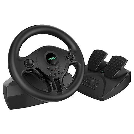 Volante Gamer Com Pedal Vinik para Pc / Ps4 / Xbox / Switch