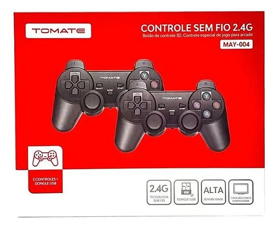 Kit 2 Controles Sem Fio PC / Notebook / Tv Box