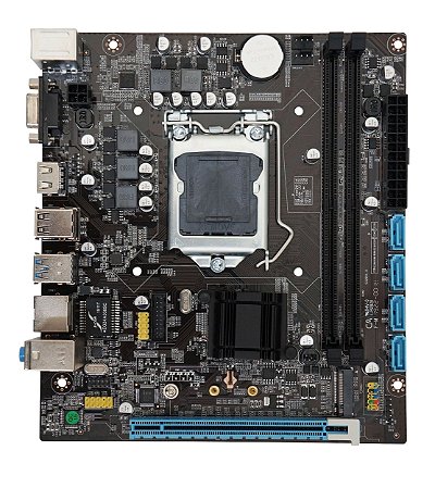 Placa Mãe H110 DDR4 LGA1151 Intel 6°, 7° e 8° Geração i3/i5/i7 DDR4