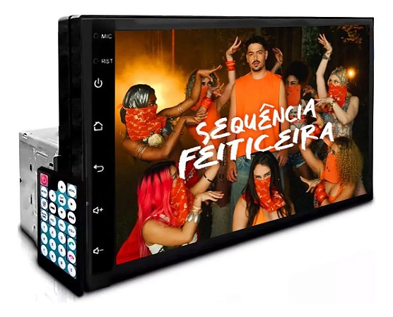 Central Multimídia 1 Din Tela 7" Touch Screen