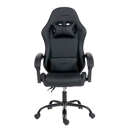 Cadeira Gamer Husky Storm 100 Preta com Apoio Lombar e Pescoço