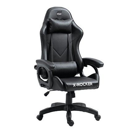 Cadeira Gamer Dazz X Rocker com Apoio de Lombar e Pescoço