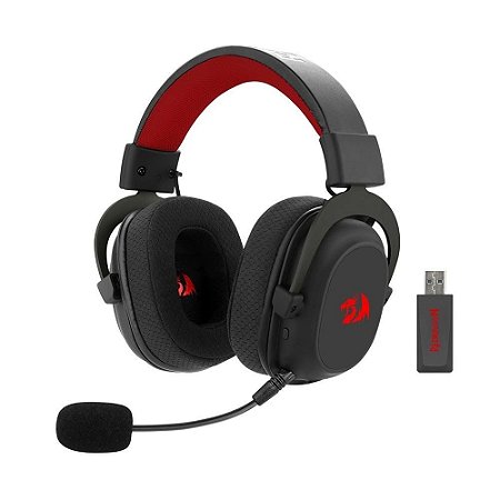 Headset Gamer Sem Fio Redragon Zeus Pro 7.1