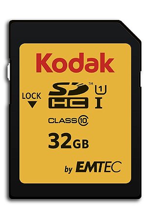 Cartão de Memória Kodak 32GB - Câmeras