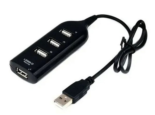 Hub USB 2.0 Hi-Speed 4 Portas