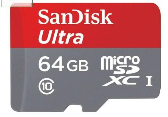 Cartão de Memória Sandisk 64GB - Micro SD Classe 10