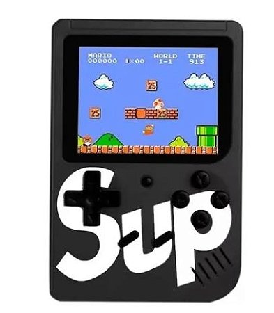 Mini Video Game Portátil Sup C/ 400 jogos + 1 Controle para 2