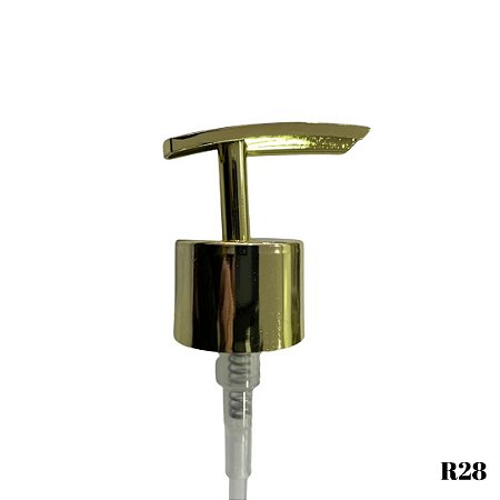 Válvula Saboneteira Super Luxo Dourado Claro 28/410