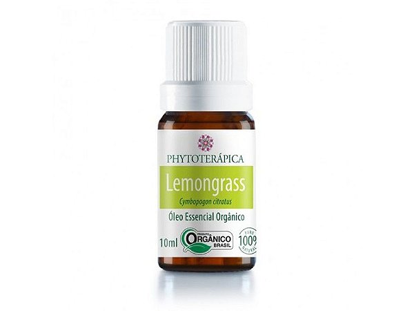 Óleo Essencial Lemongrass Orgânico 10mL - Phytoterapica