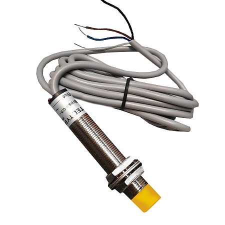 Sensor Indutivo com Cabo LM12-3004PC Não Faceado SIBRATEC 4849