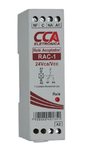 RELE ACOPLADOR 24VCA 1 CONTATO REVERSIVEL SIBRATEC