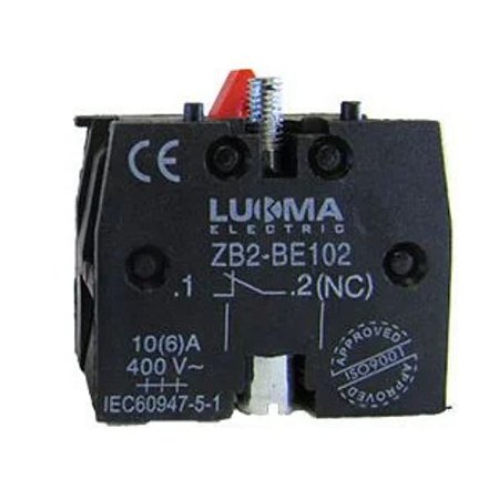 BLOCO CONTATO ZB2 BE 102 1NF VERMELHO LUKMA