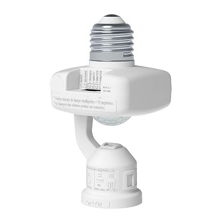SENSOR DE PRESENCA C/SOQUETE E27 QA17M QUALITRONIX