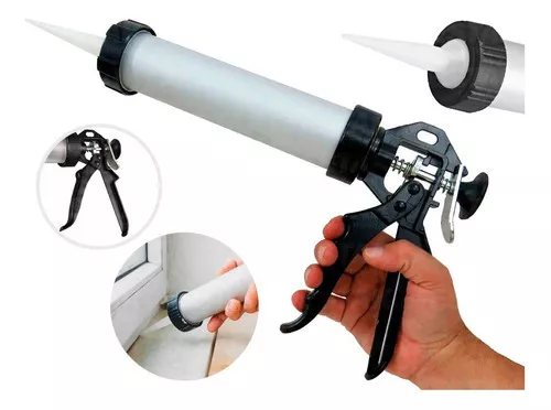 APLICADOR DE SILICONE 750 ML, METALICO MTX