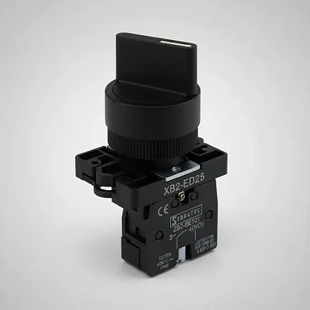 CHAVE SELETORA LK2-ED21 PLASTICA 2 POSIÇÕES  FIXA LUKMA
