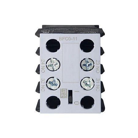 BLOCO CONTATO AUXILIAR FRONTAL BFCO-11 1NA+1NF WEG