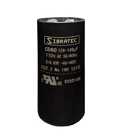 Capacitor Eletrolitico de Partida 110V 124 - 149UF SIBRATEC 8496