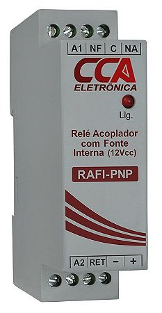 RELE ACOPLADOR C/ FONTE INTERNA-RAFI-PNP 220-12V SIBRATEC
