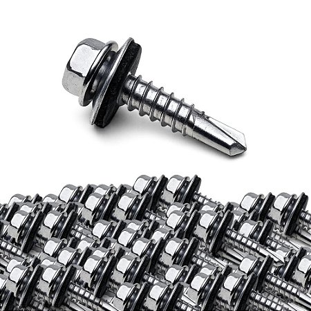 CAIXA PARAFUSO BROCANTE 12X3/4 SEXTAVADO 5/16 4237 TITANIUM