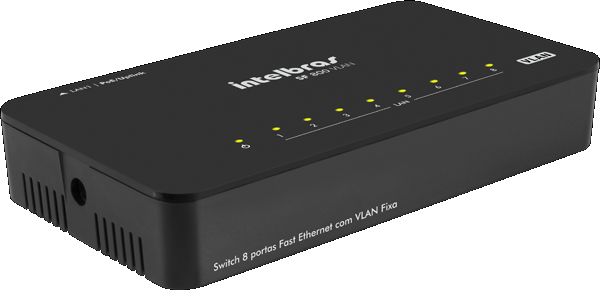 Switch 8 portas Fast Ethernet VLAN Fixa SF 800 INTELBRAS