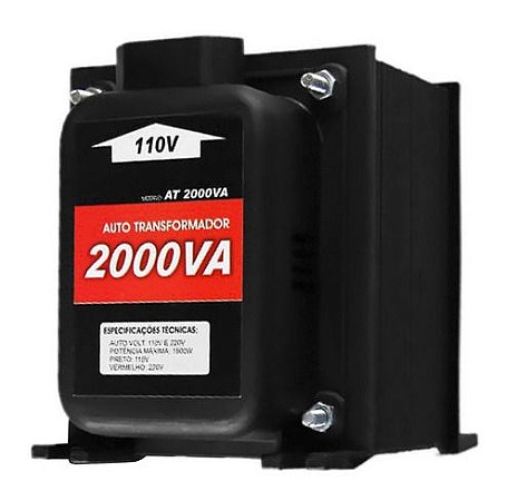 Auto Transformador 2000VA Bivolt Aluminio KITEC ATK-E 2000VAT