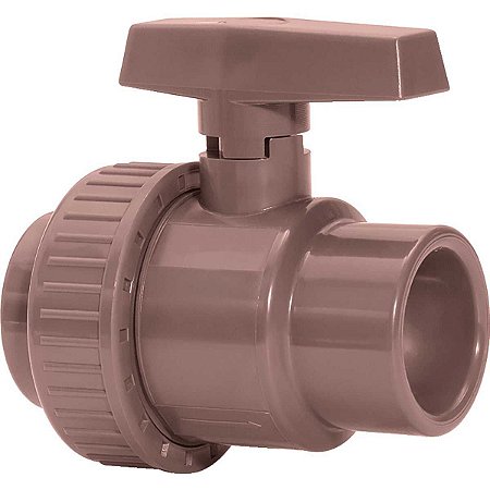 Registro pvc esfera c/uniao sold 25 mm