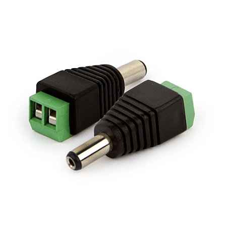 Plug P4 Macho c/Borne 2,1X5,5X14MM (100 peças)