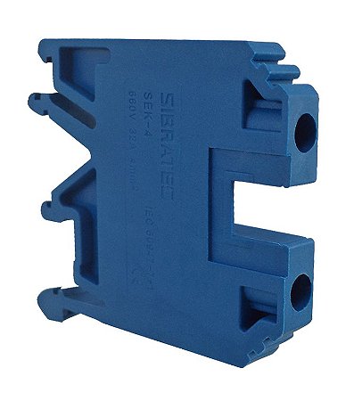 Borne Sak- 4BL  Neutro 4mm² Azul SIBRATEC