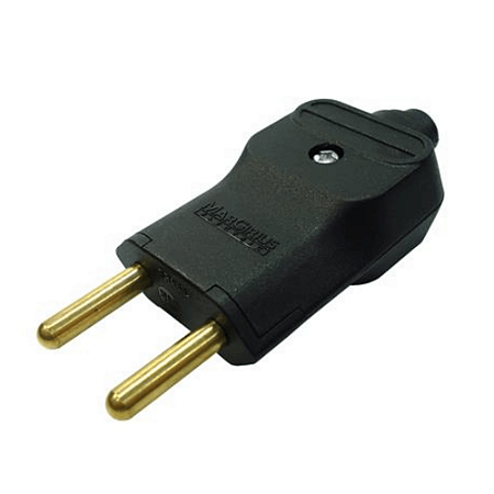 Plug Macho 2P 20A PT C/ PRENSA MARGIRIUS