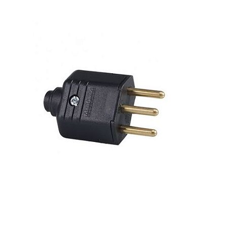 PLUGUE MACHO 2P+T 10A PT MARGIRIUS