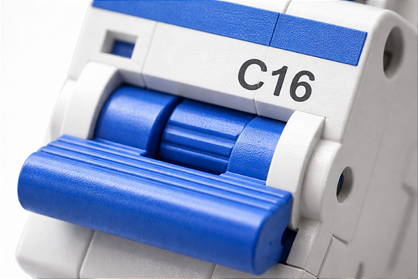 Mini Disjuntor Bipolar 2P Curva C 6A 10A 16A 20A 25A 32A 40A 50A 63A Trilho DIN