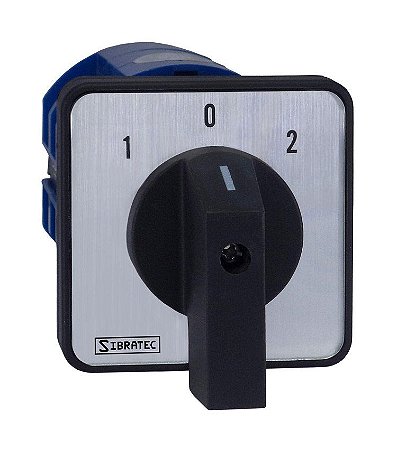 CHAVE LW28 63A 3 POS 4 POLOS REDE/GERADOR/REVERSÃO SIBRATEC