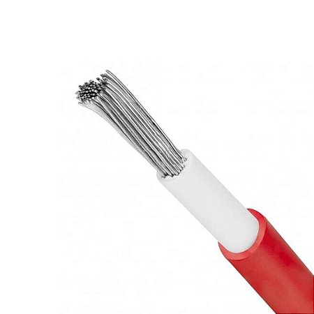Cabo Solar Flex 6mm 1KV (1,8KVCC) Vermelho CORDEIRO