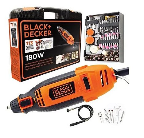 Micro Retifica + Maleta RT18KA 220V Black & Decker
