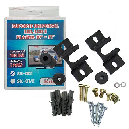 SUPORTE PARA TV FIXO SU-001 10 A 71 ABS KITEC