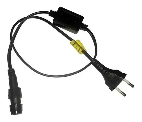 RABICHO MANGUEIRA REDONDA LED PRETO BIVOLT