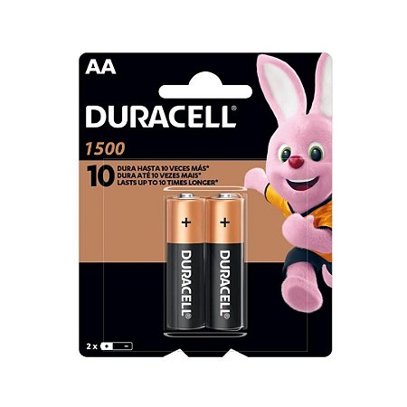 PILHA AA PEQUENA  MN1500 DURACELL C/2