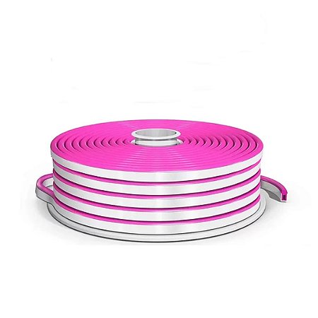MANGUEIRA - FITA NEON LED 12V 10W 50 METROS ROSA  BLINDADA - SEM FONTE