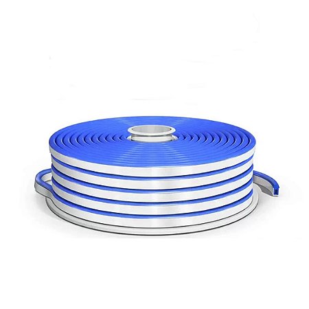 MANGUEIRA - FITA NEON LED 12V 10W 50 METROS AZUL BLINDADA - SEM FONTE