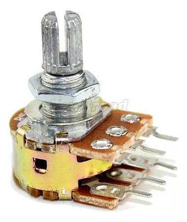 POTENCIOMETRO ROTATIVO DE FIO 100 ROHMS