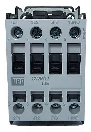 CONTATOR CWM12-01-30D02 24V 50/60HZ WEG