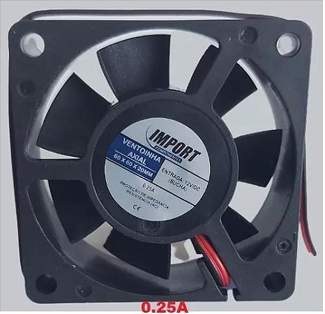 MICROVENTILADOR 60X60X25MM 24VDC STARK