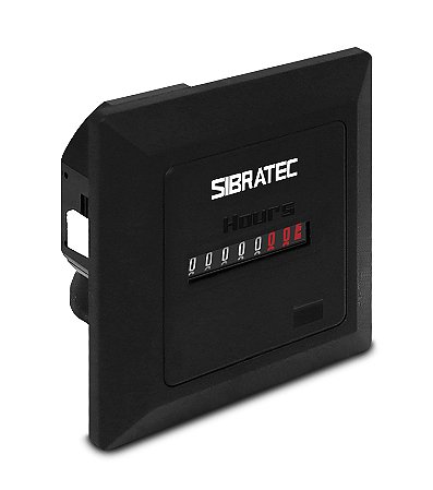 HORIMETRO PRETO 220V* 48X48X40MM ANALOGICO SIBRATEC