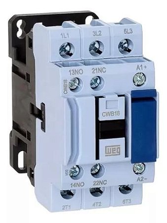 CONTATOR BIPOLAR CWB18-11-20C03 24V DC WEG