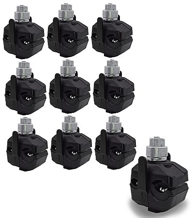 KIT 10 CONECTOR PERFURANTE 10-120 MM DERIVACAO 6 - 35 MM2 CPP002 MCI