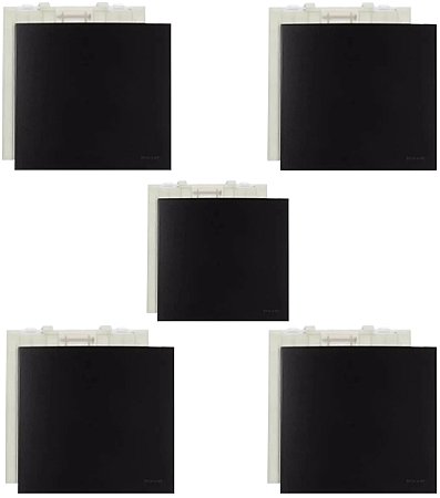 KIT 5 PLACA 4X4 CEGA C/ SUPORTE EBONY CLEAN MARGIRIUS