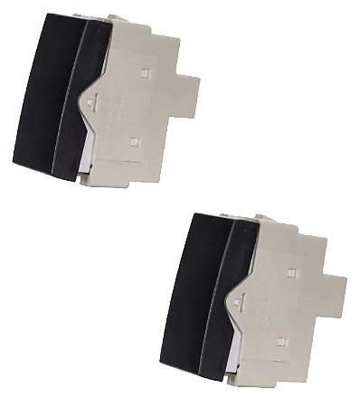 KIT 2 MODULO INTERRUPTOR INTERMEDI 10A EBONY CLEAN MARGIRIUS