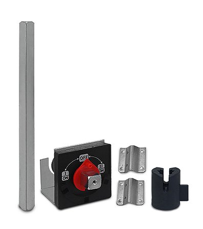 KIT MANOPLA SGLZ-H DE ACESSORIOS P/ ACIONAMNETO EXTERNO MODELO PADRAO-CHAVE SGLZ-4