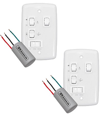KIT 2 CONTROLE VENTILADOR  127 V 4 6UF 2 LAMPADAS 419 RIMA