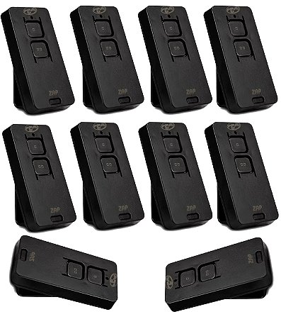 KIT 10 CONTROLE ZAP POP 2B PRETO 433.92 PPA ORIGINAL